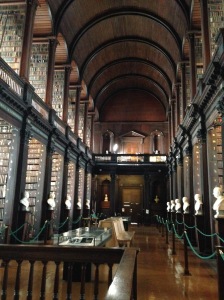Trinity College Library in Dublin! I'm pretty sure this is what Heaven looks like. (It's also what the Jedi library looks like, but that's only in the prequels, so no one cares.)